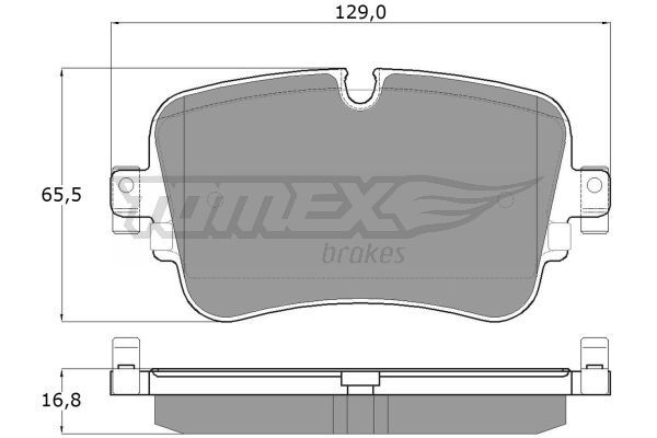TOMEX BRAKES Комплект тормозных колодок, дисковый тормоз TX 18-24